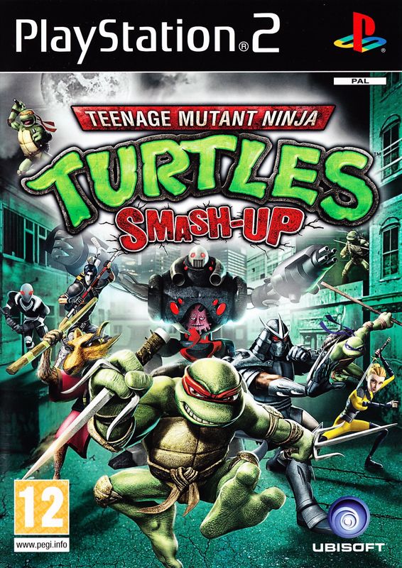 Teenage Mutant Ninja Turtles: Smash-Up box art for Wii
